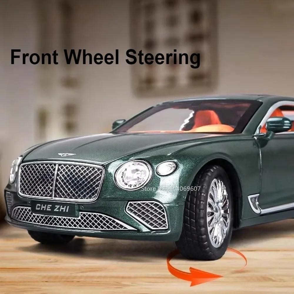 1:24 BENTLEY Continental GT Alloy Diecast Car Sound & Light Gift Collectible NEW