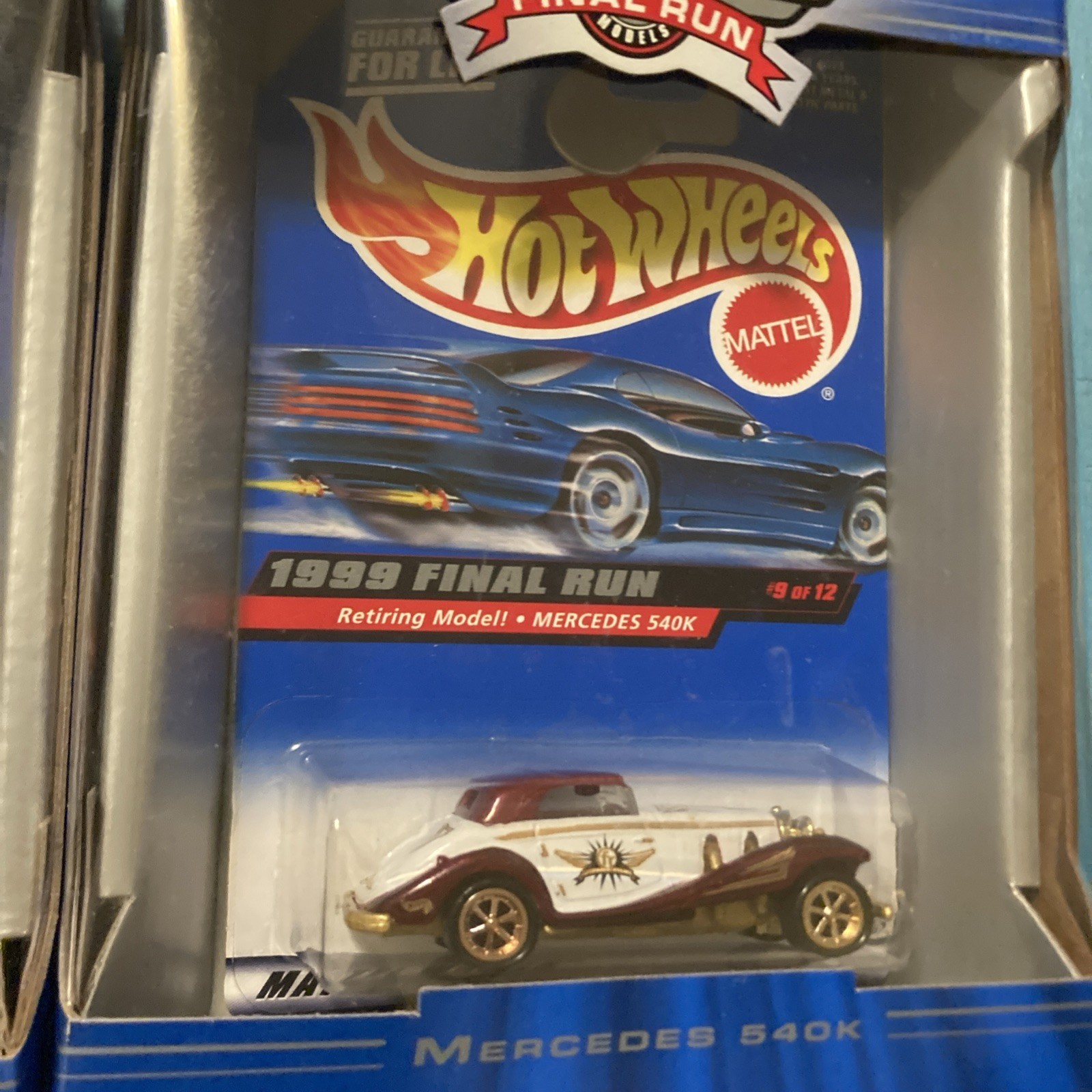 2 Hot Wheels 1999 Final Run Retiring Models #9 Mercedes 540K #1 Range Rover