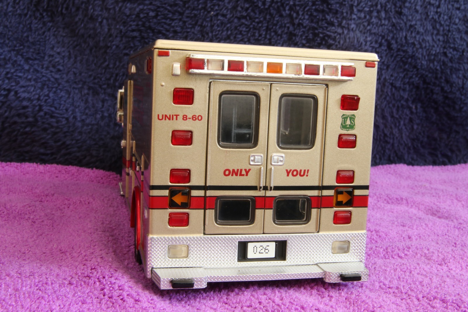 NEW UN-OPENED Ser# 005 — SMOKEY BEAR 60th Anniversary IH 4400 EMS Unit 18-3403