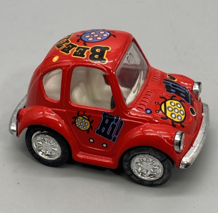 Red Kintoy Pullback Action Volkswagen VW Beetle