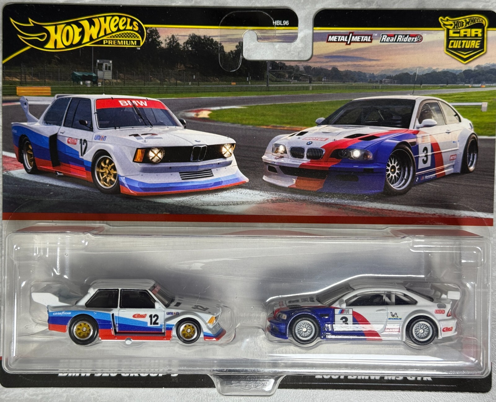2025 Hot Wheels Premium Car Culture 2 Pack BMW 320 Group 5 & 2001 BMW M3 GTR