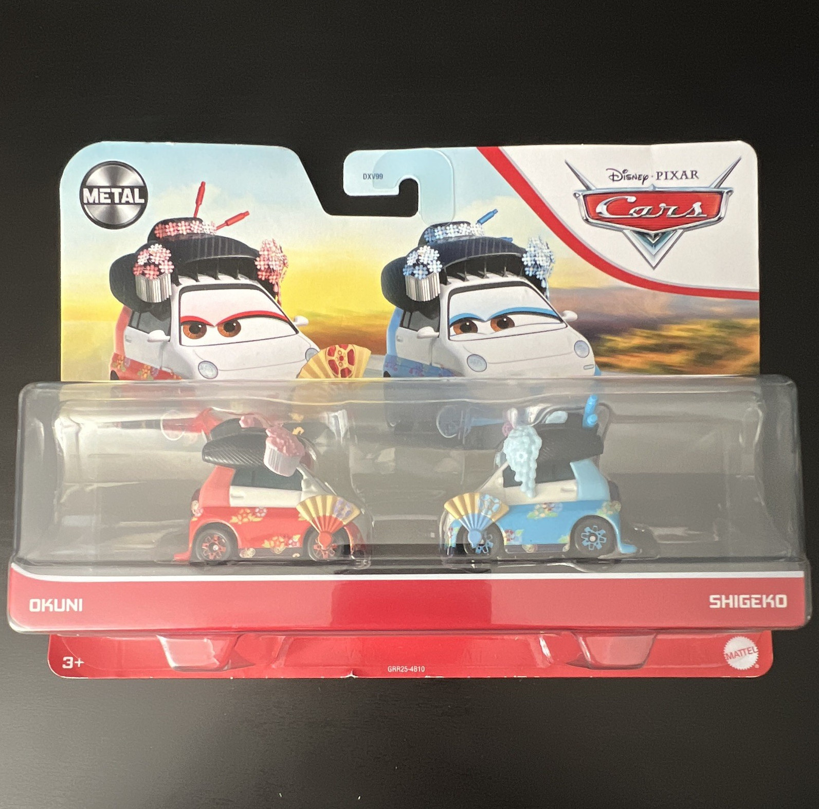 Mattel Disney Pixar Cars Okuni & Shigeko 2-Pack Metal Series – Unopened Box New