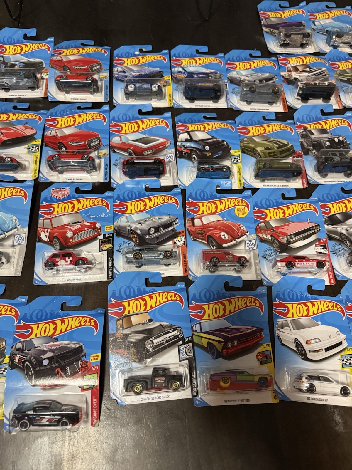 Hot wheels Lot Of 54 Sealed Variety Of Types