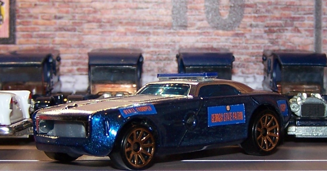 Hot Wheels- Georgia State Patrol, Custom Pursuit Cruser- “Built By “Watto!”
