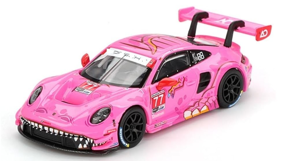 Mini GT 1:64 Porsche 911 GT3 R #77 AO Racing 2024 IMSA Road America MGT01052