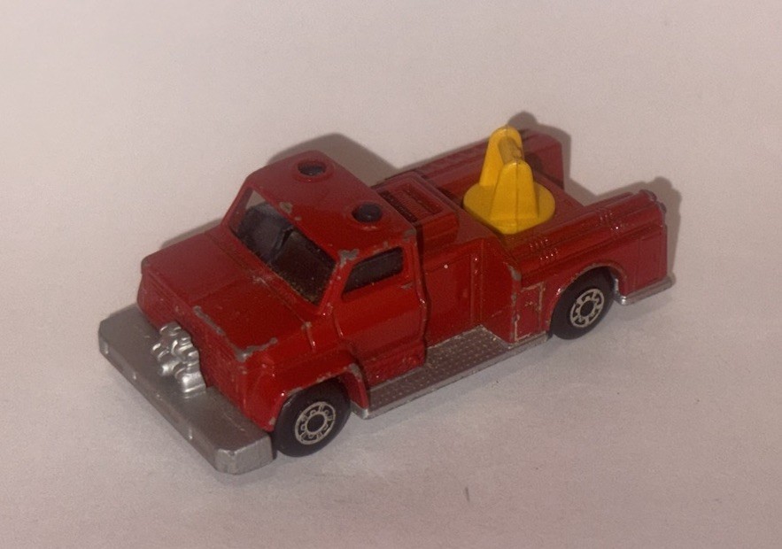 MATCHBOX LESNEY SUPERFAST Loose Snorkel Fire Engine #13 (Red) Car Has Play Wear