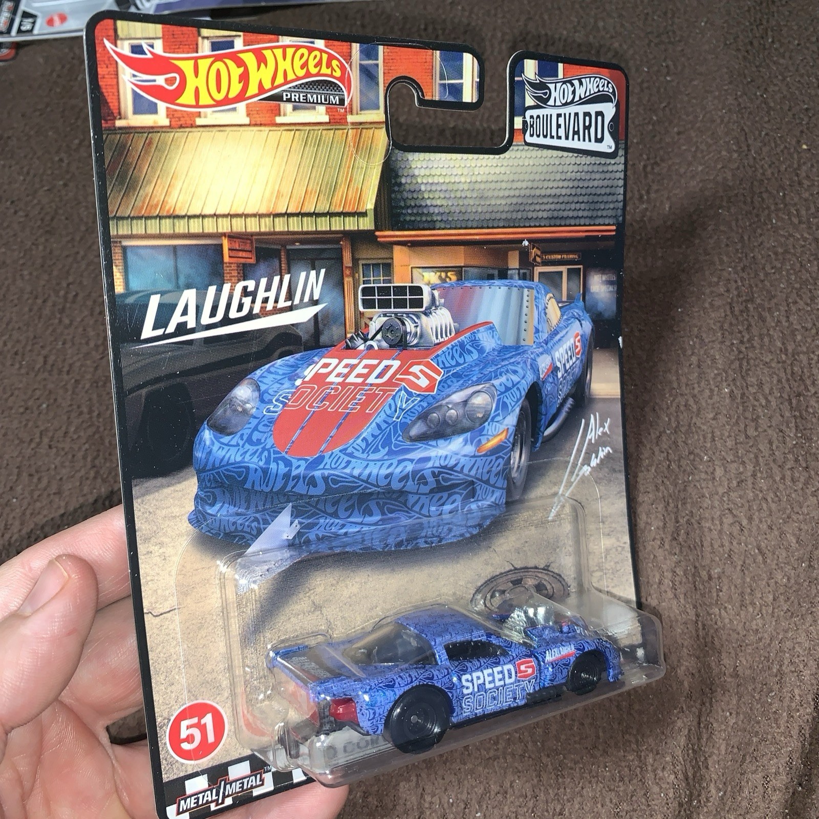 2022 Hot Wheels Premium, #51 ‘Boulevard’ ” ’12 CORVETTE Z06 DRAG RACER” Unopened