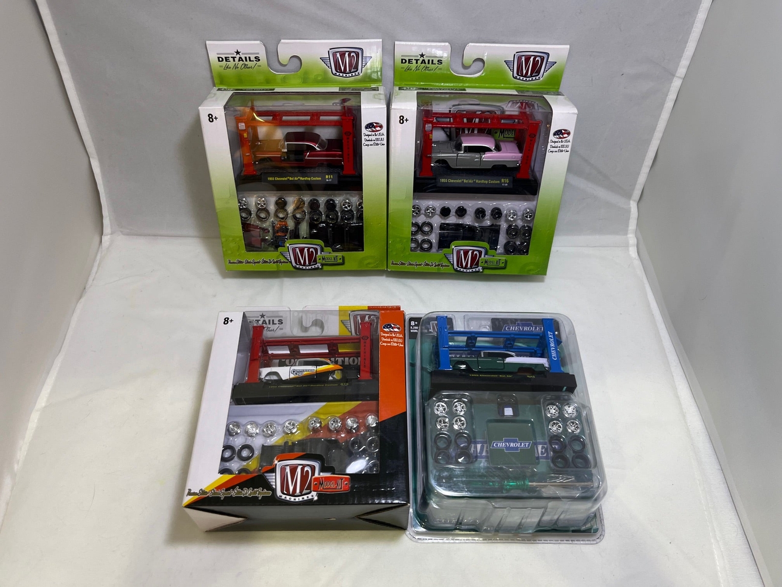 # 01144 – M2 Machines Model-Kit Lot #3 – 4 Pcs.