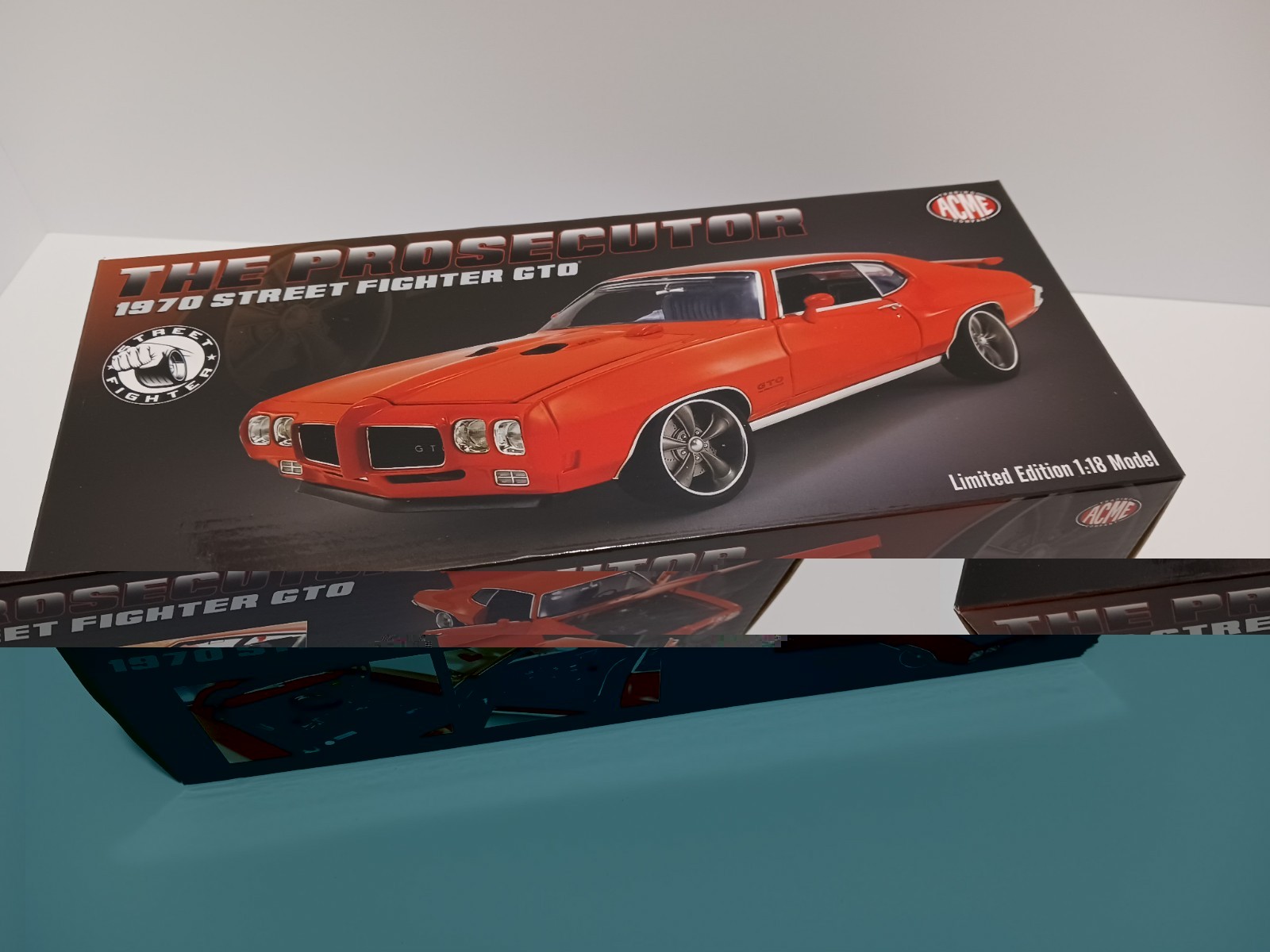 1:18 1970 PONTIAC GTO “THE PROSECUTOR” STREET FIGHTER in CAROUSEL RED, by ACME