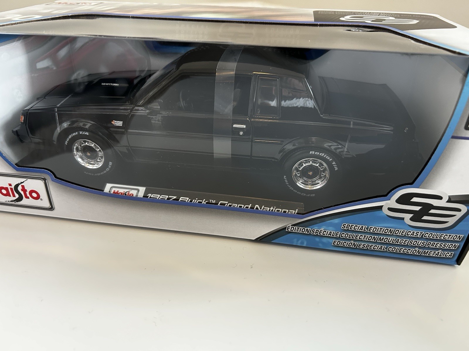 1/18 Maisto Special Edition 1987 Buick Grand National Black W/ Chrome Wheels New