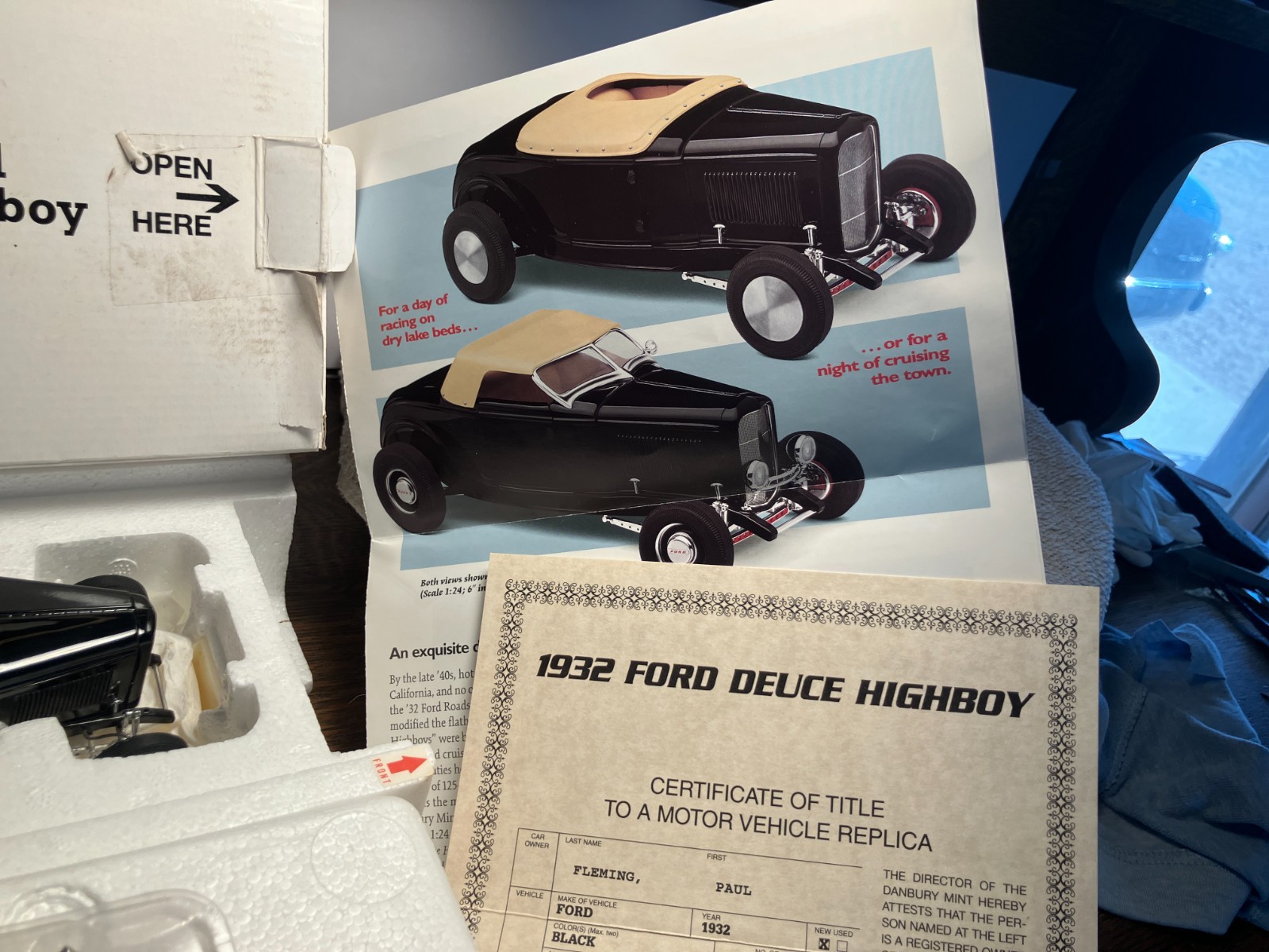Danbury Mint 1/24 1932 Ford Deuce Highboy