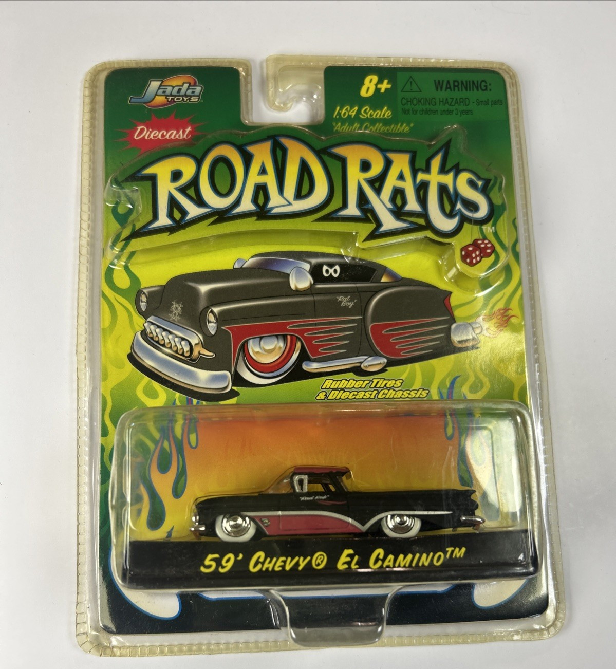 VTG NOS Sealed 2002 Jada Toys Road Rats Mixed Lot of 12 Hot Rod 1:64 Diecast