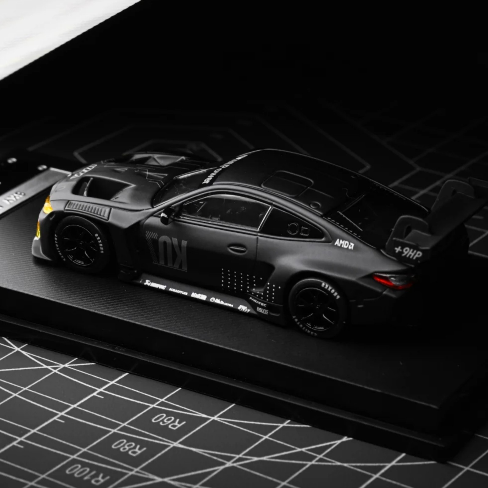 Sky Model 1/64 M4 GT3 Matte Black Stealth Limited Edition 800 Diecast