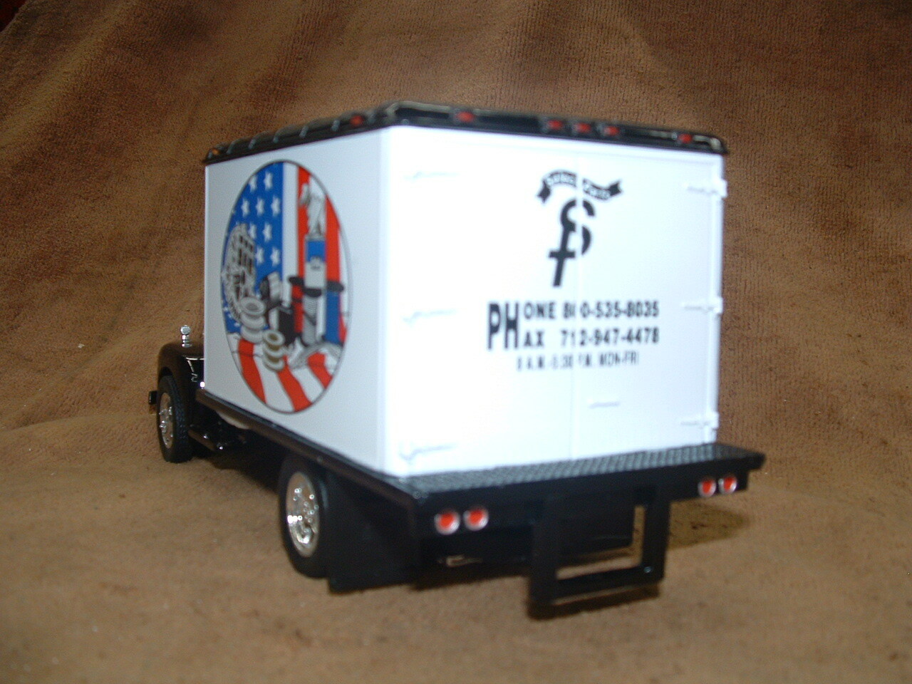 1951 FORD DRY GOODS VAN BOX TRUCK SELECT PARTS FIRST GEAR METAL