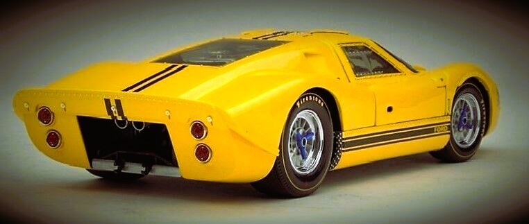 Exoto Ford GT40 Race Car1 18Racing Racer Custom Built Metal Body Model