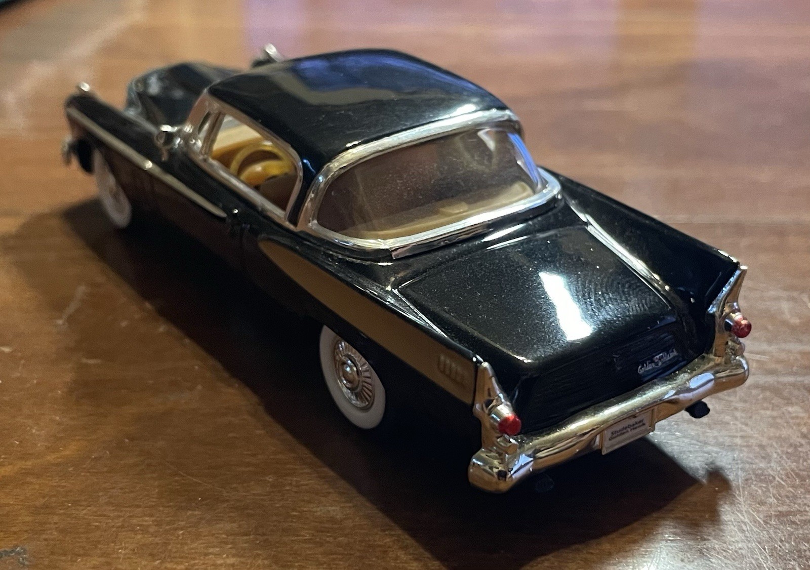 DIECAST 1:43 1958 Studebaker Golden Hawk Car Black Diecast Model