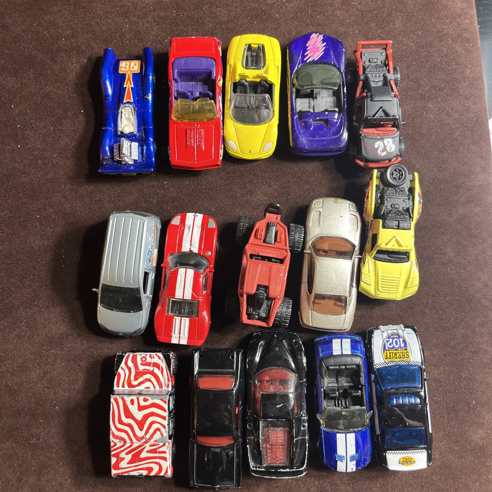 15 Vintage Matchbox Diecast Cars Lot – Various Models & Years – Collector Bundle