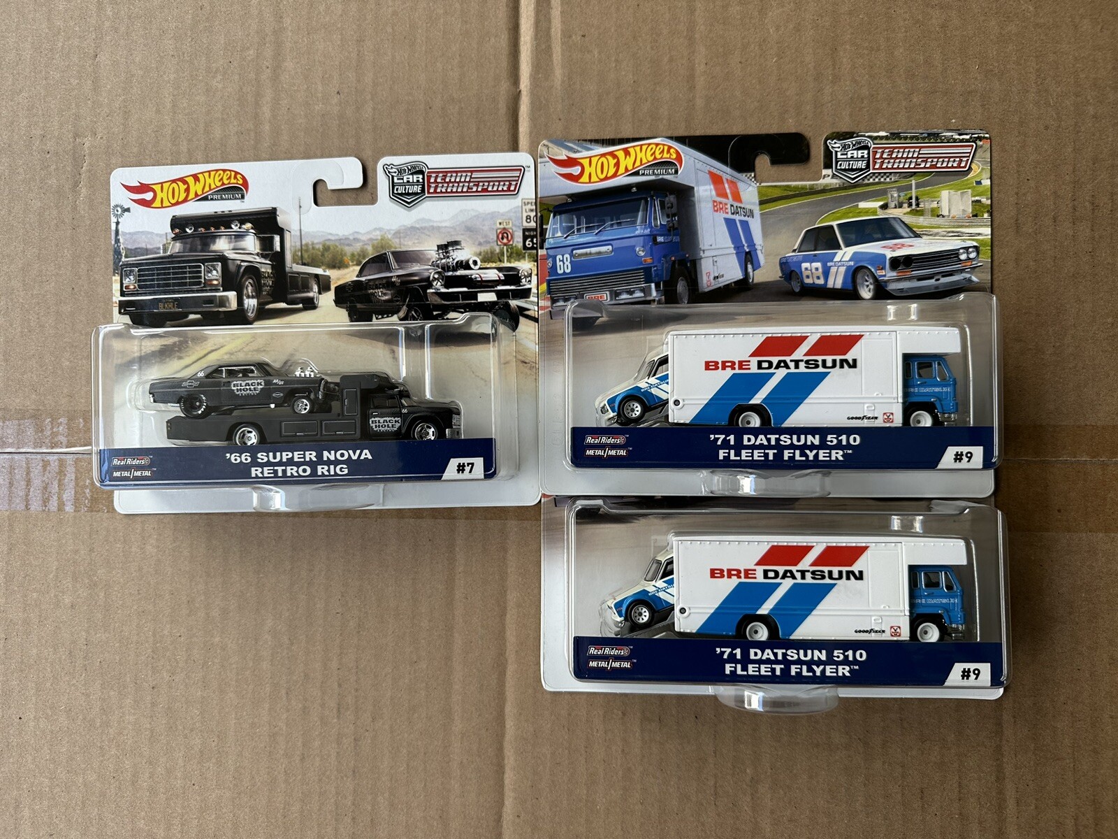 Hot Wheels Transporter 2019 1:64 Diecast Cars, NEW (Set of 3), FYT09 FYT08