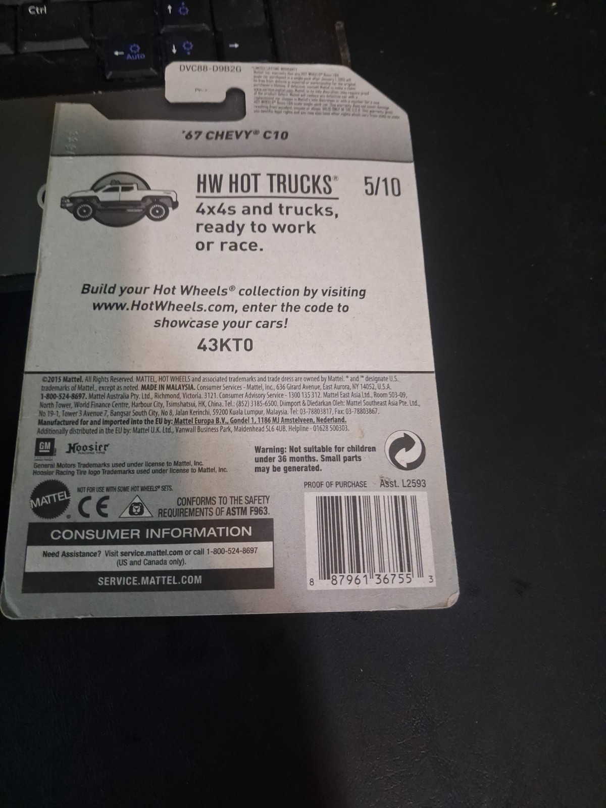 Hot Wheels ’67 Chevy C10 Purple Pickup Truck – HW Hot Trucks 5/10…