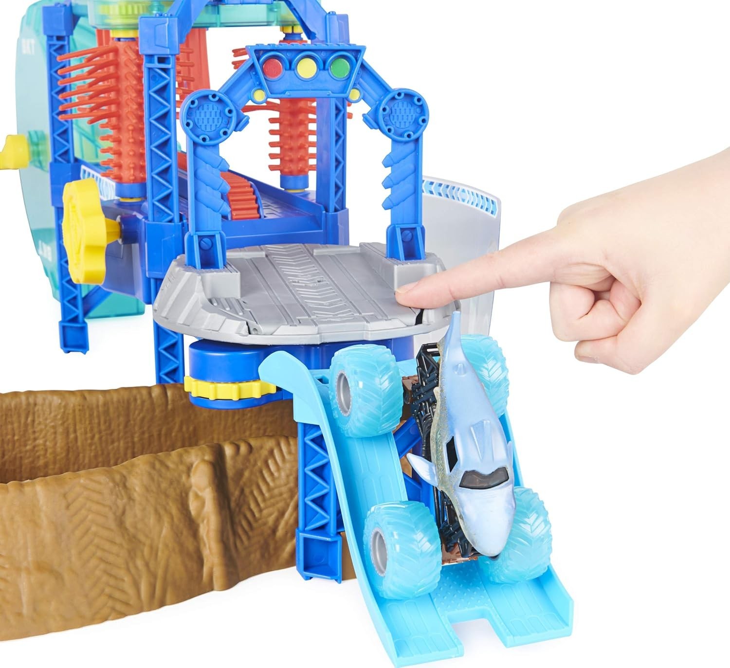 Megalodon Monster Wash: Immersive Color-Changing Water Playset for Children 3+