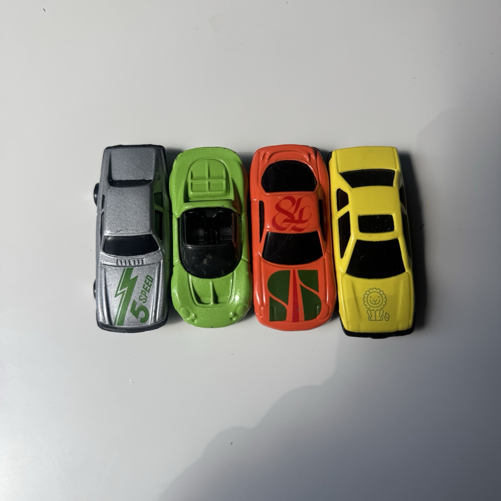 Lot of 4 Die Cast Cars Porsche Boxster & 911 Style Cars Pickup Loose