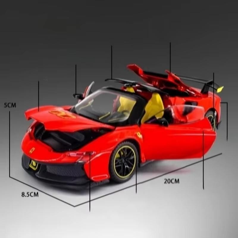 1:24 Ferrari SF90XX Exotic Sport Car Diecast Metal Vehicle Model Toy Gift NEW
