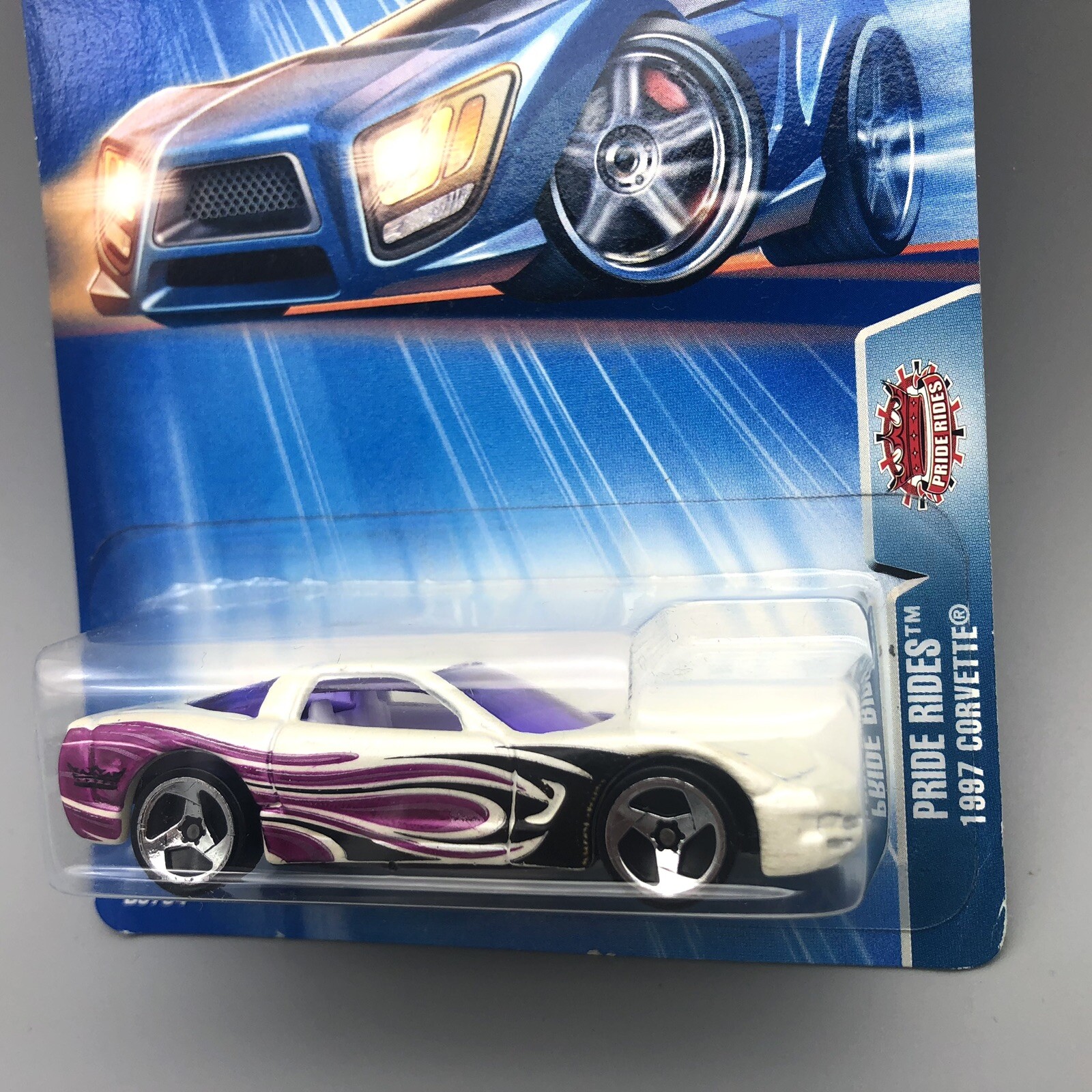 Hot Wheels Chevrolet Chevy Corvette 1997 Corvette Car Pride Rides Diecast #196