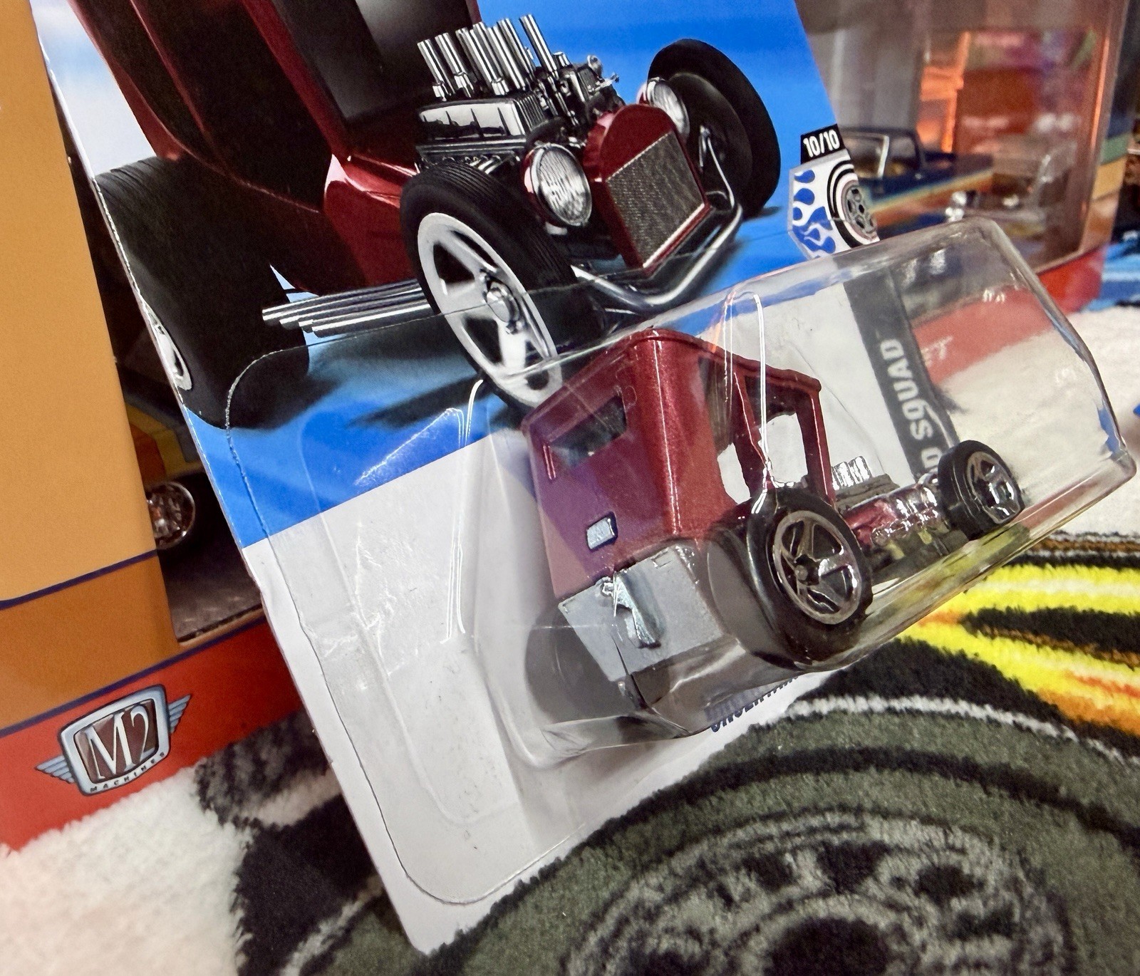 🔥L Case Hot Wheels Rod Squad Uncertain-T 2026 Red/Silver Diecast Car 1:64