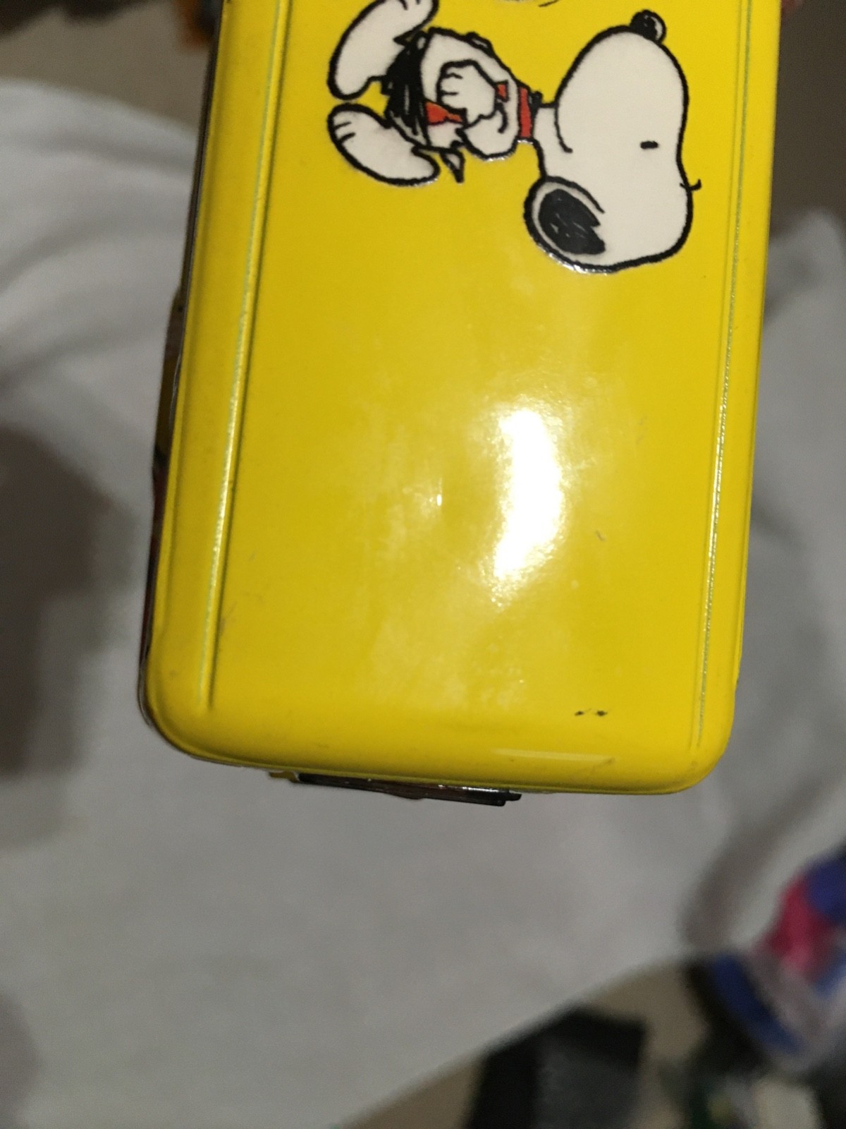 Peanuts Snoopy’s “That’s How I Roll” Diecast 5.5″ Bus Yellow Side Door Opens