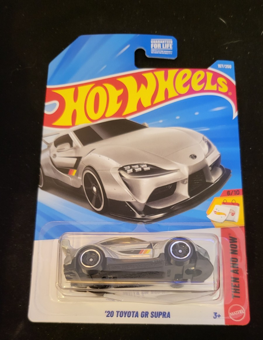 2026 HOT WHEELS #157 Then And Now 6/10 ’20 TOYOTA GR SUPRA Silver NEAR MINT