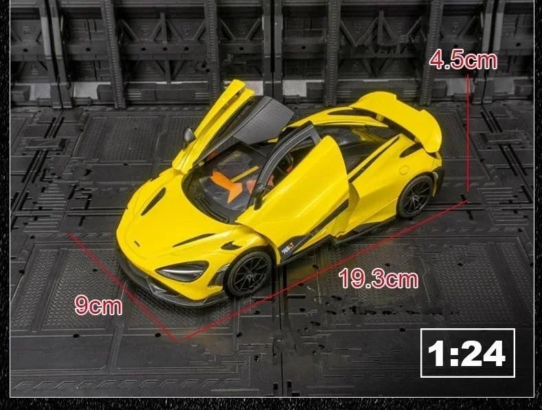 1:24 McLaren 765LT Diecast Alloy Sports Car Metal Model Collectable Toy Gift NEW