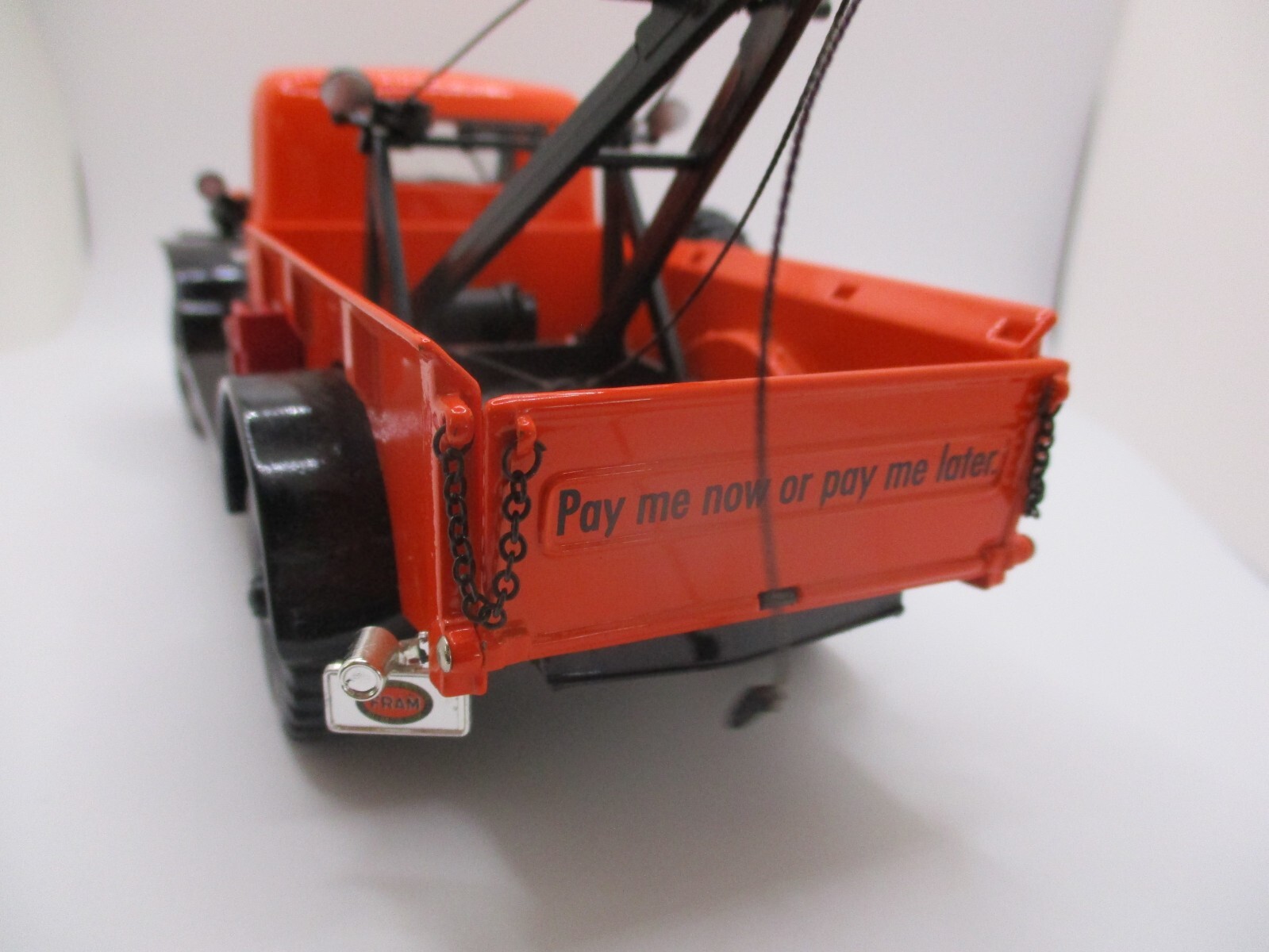 Fram Dodge Power Wagon Tow Truck No. 1 Die Cast Collectible RARE Greenville Ohio
