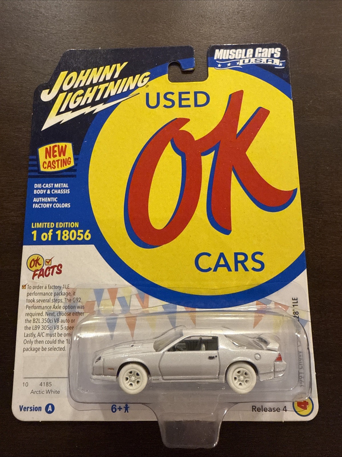 Johnny Lighning 1991 Chevy Camaro Z28 1le Used Ok Cars Chase