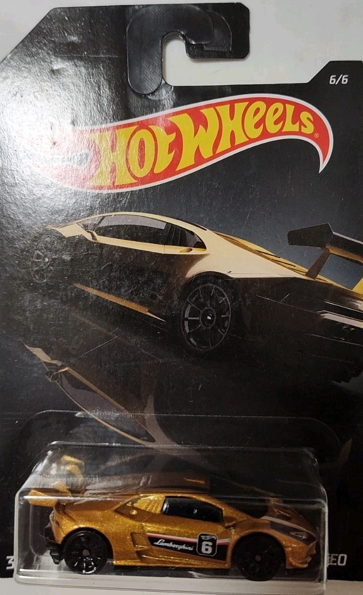 2020 Hot Wheels Exotics Walmart Black Card Set of 6 Porsche, Lamborghini, P1 ++