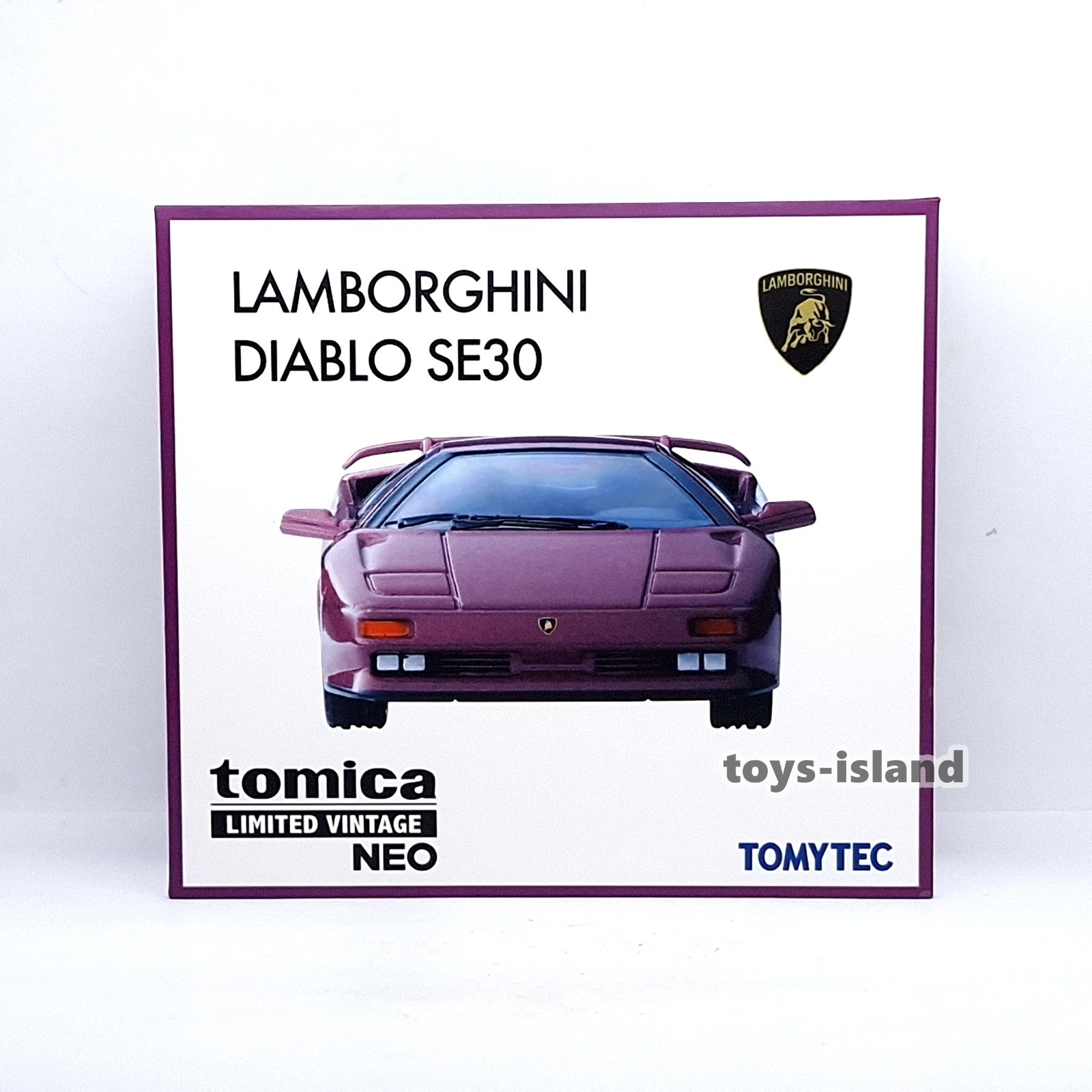 Tomica Limited Vintage NEO TLV Lamborghini DIABLO SE30 TOMYTEC LV Purple 1/64