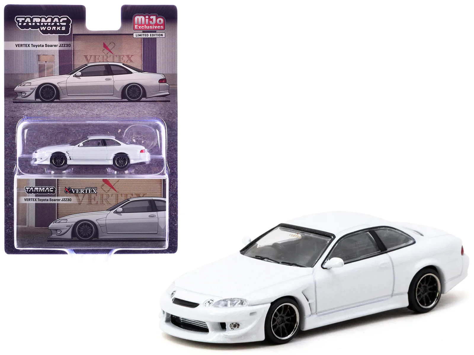 Toyota VERTEX Soarer JZZ30 RHD (Right Hand Drive) White Metallic “Global64” Seri