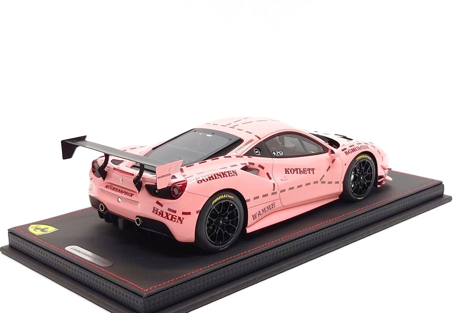 BBR Models 1:18 Ferrari 488 Challenge “Pink Pig” – Rolex 24h Daytona 2018