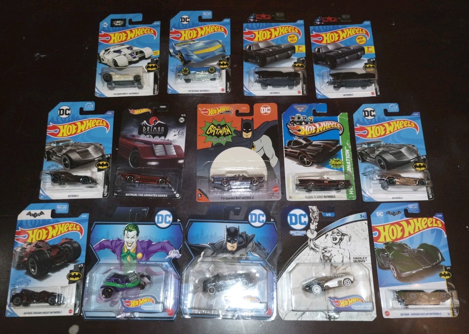 Hot Wheels Batman Lot Of 14 With Variations 14B