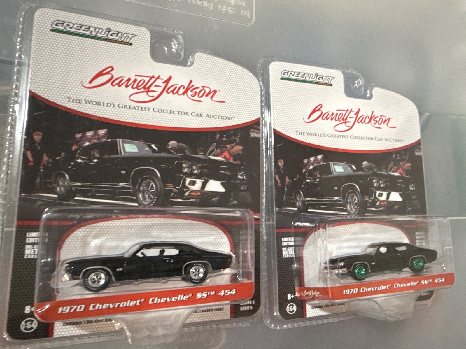 Greenlight Barrett-Jackson 1970 Chevrolet Chevelle SS 454 Black 1:64 Diecast