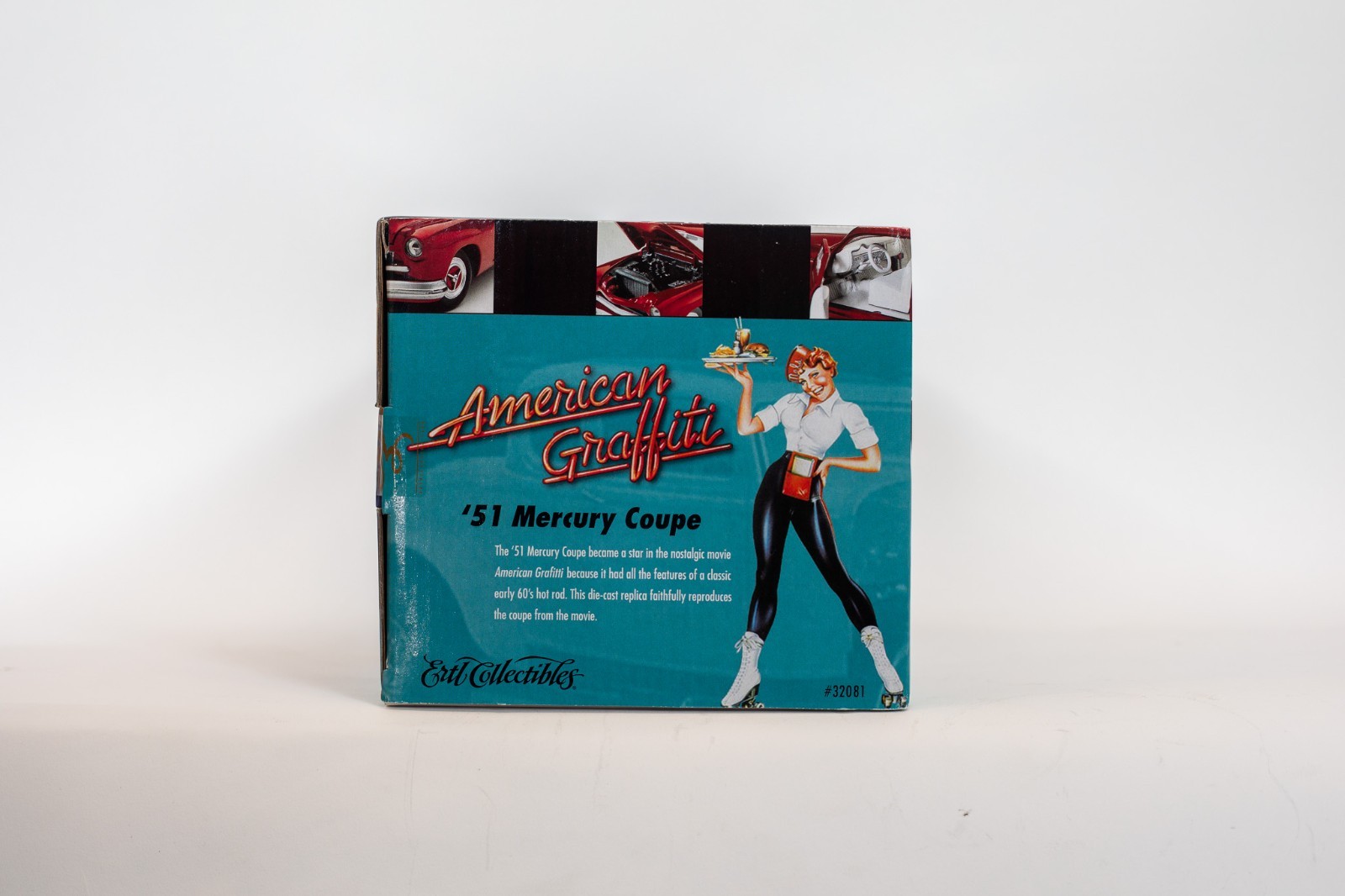 Ertl American Graffiti 1951 Mercury Coupe Burgundy 1:18 Diecast Limited Edition