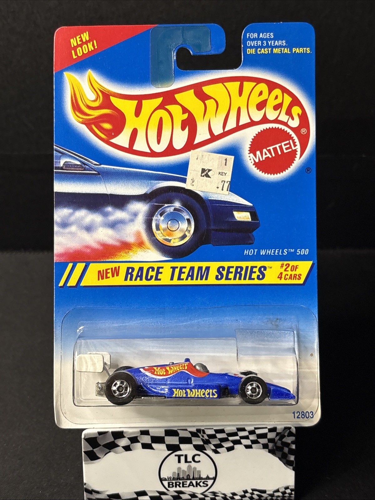1995 Hot Wheels #276 Race Team Series 2/4 HOT WHEELS 500 Blue w/ChromeBWSp-Varia