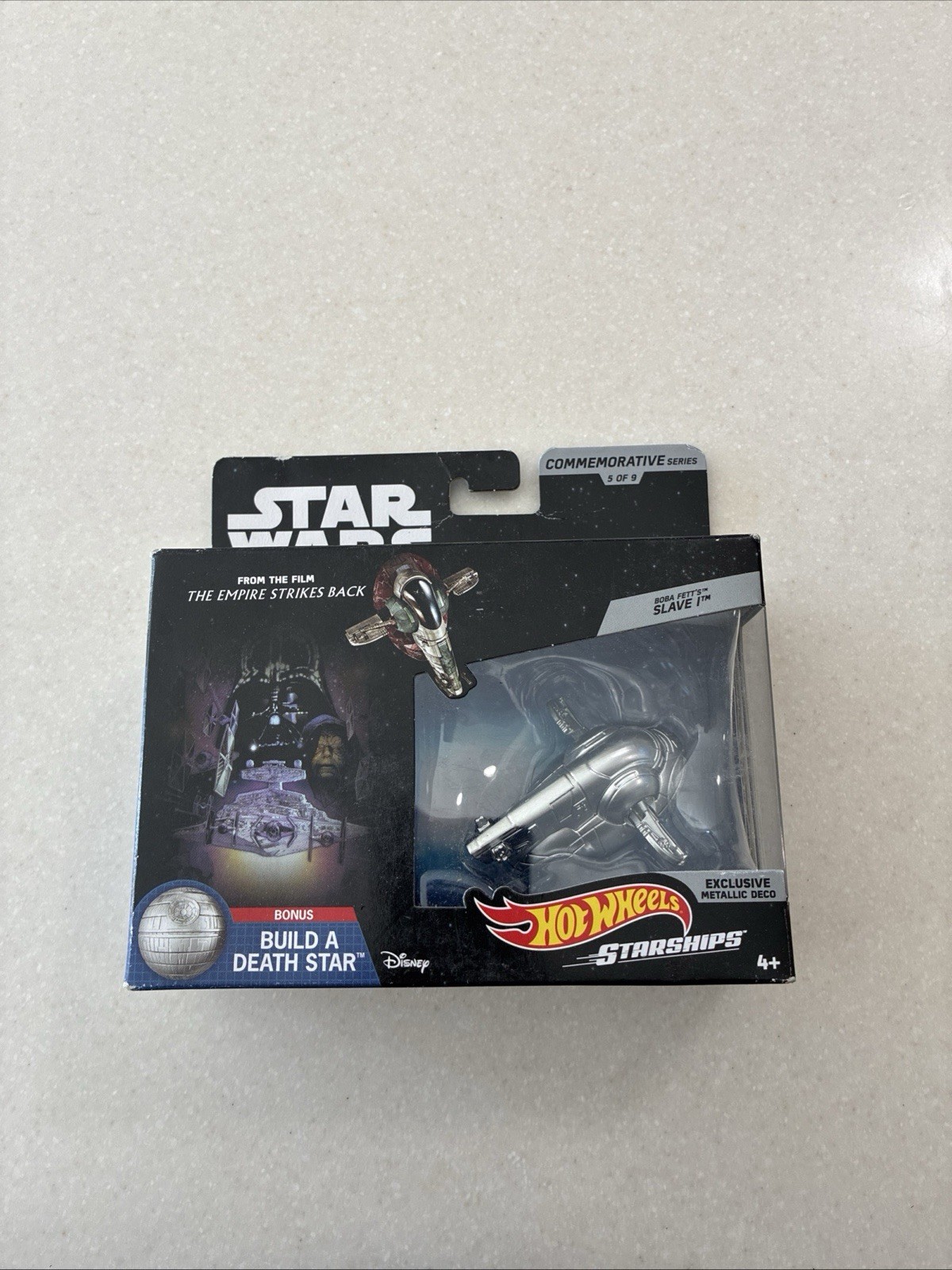 Star Wars Hot Wheels Starships Commemorative Series 5 of 9-Boba Fett’s Slave 1