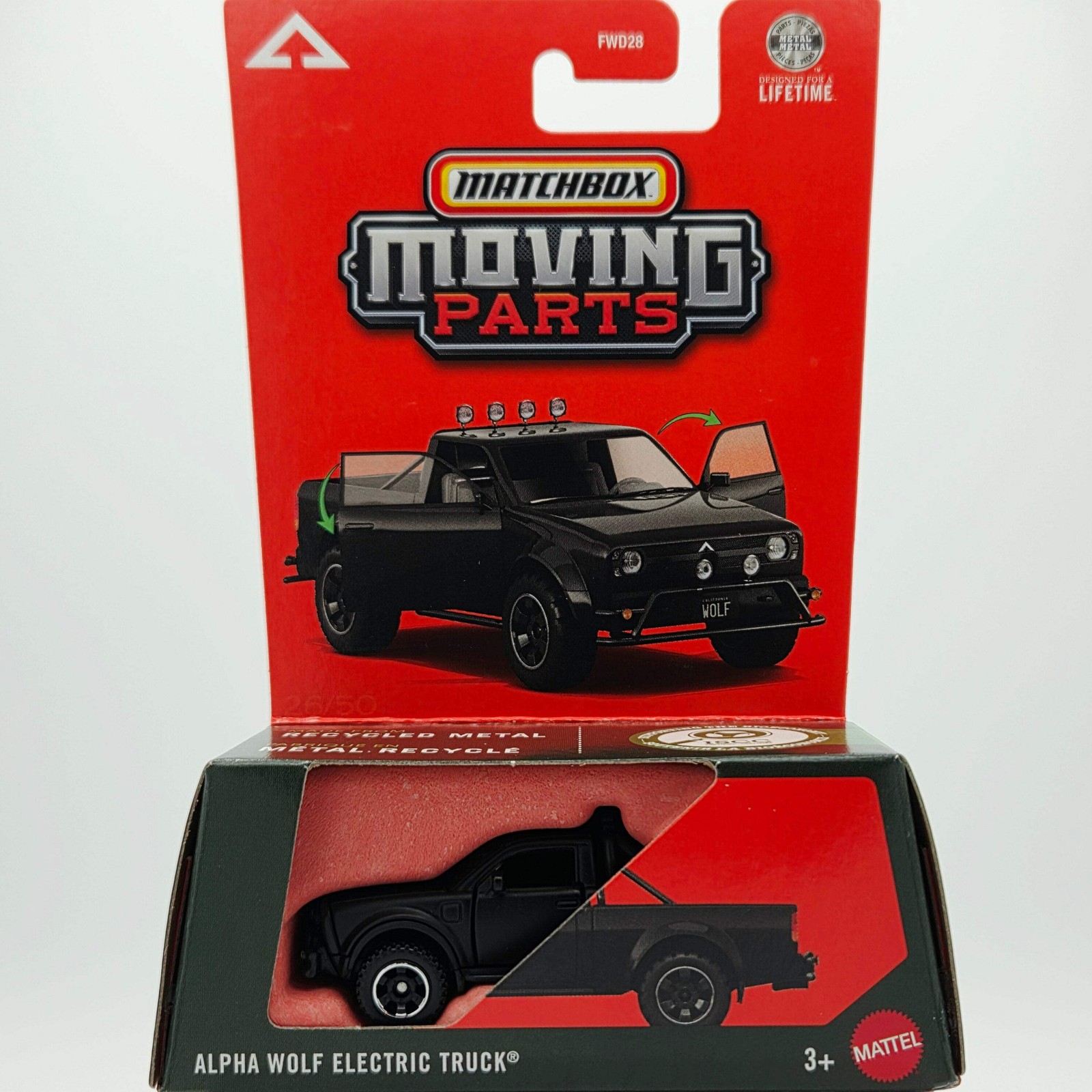 Matchbox Alpha Wolf Electric Truck (2026 Moving Parts Mix 4 M)