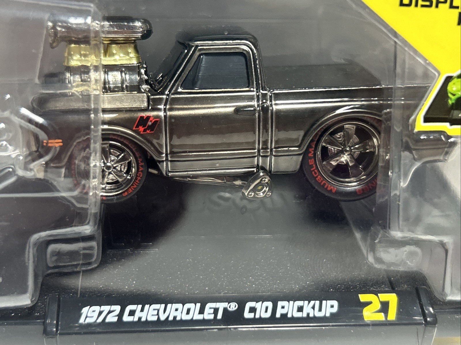 Muscle Machines Limited Edition CHASE 1972 Chevrolet C10 Pickup Black #27