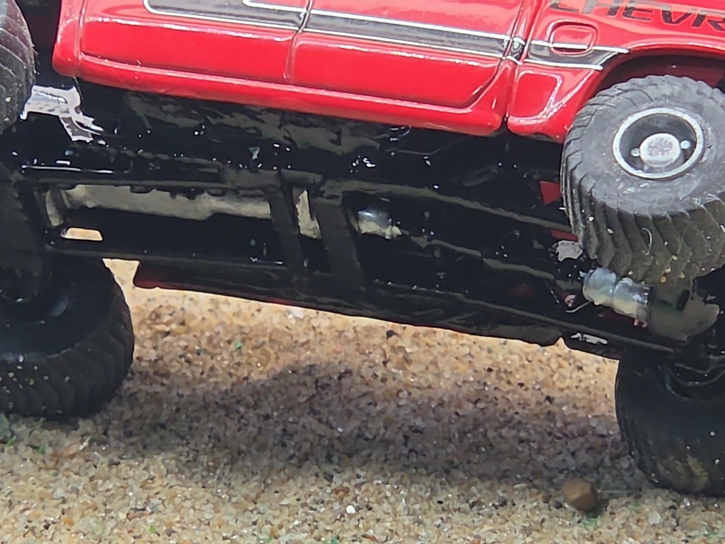 CUSTOM BUILT 1:64 4×4 GreenLight 2020 PULLING TRUCK puller Chevy CHEVEROLET Ertl