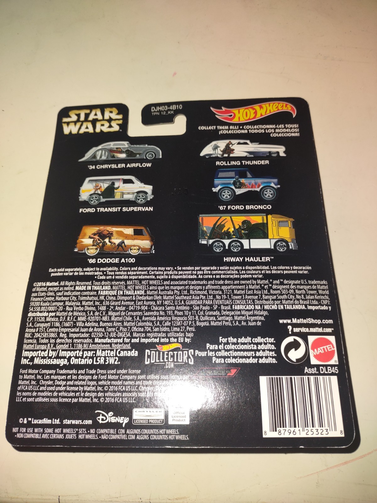 Hot Wheels FORD TRANSIT SUPERVAN silver- Star Wars – HW Pop Culture 1:64 DJH03