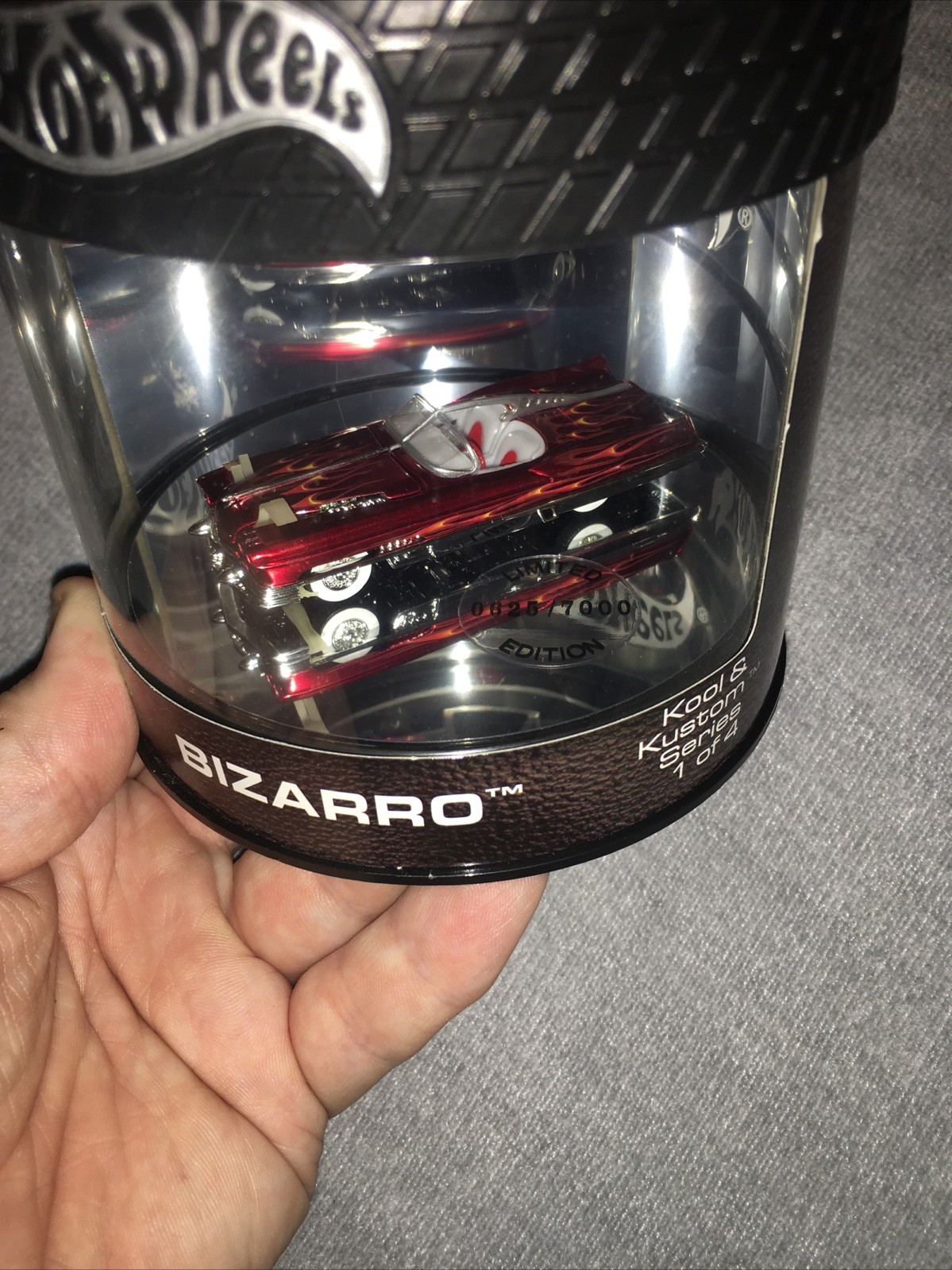 Hot Wheels Bizarro Oil Can Kool & Kustom Series Red Bizarro