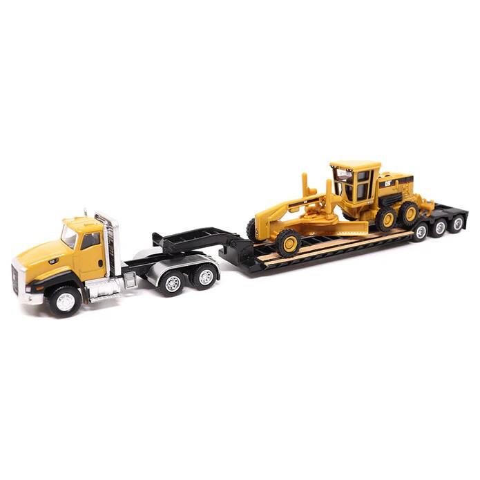 Diecast Masters CAT CT660 Tractor Trailer & 163H Motor Grader 1:87 Model 84414