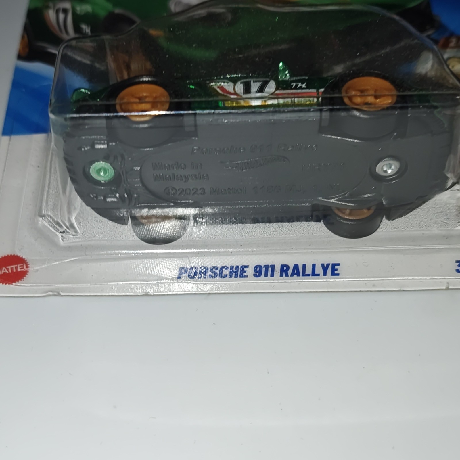 Hot Wheels Porsche 911 Rallye Safari Mode 1:64 Green Diecast Unopened Box