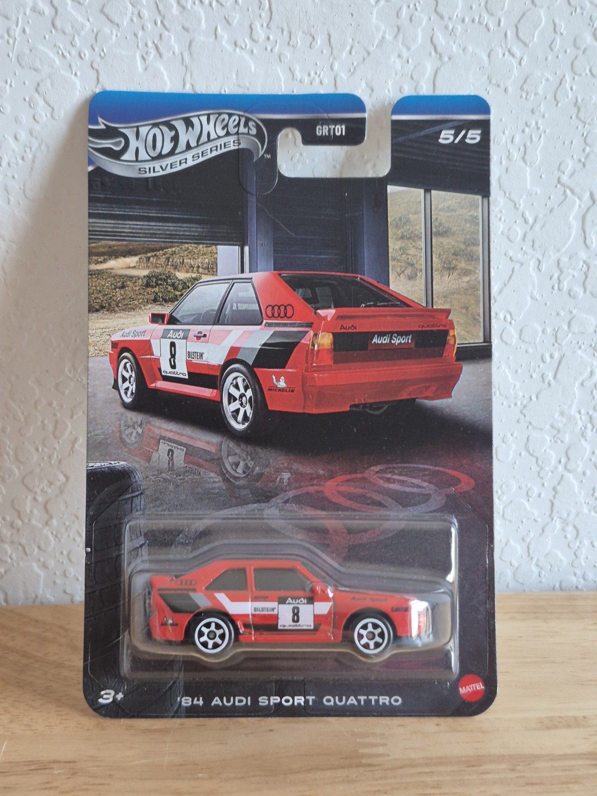 Hot Wheels Silver Series ’84 Audi Sport quattro 1:64 Diecast Red GRT01 5/5 CHASE